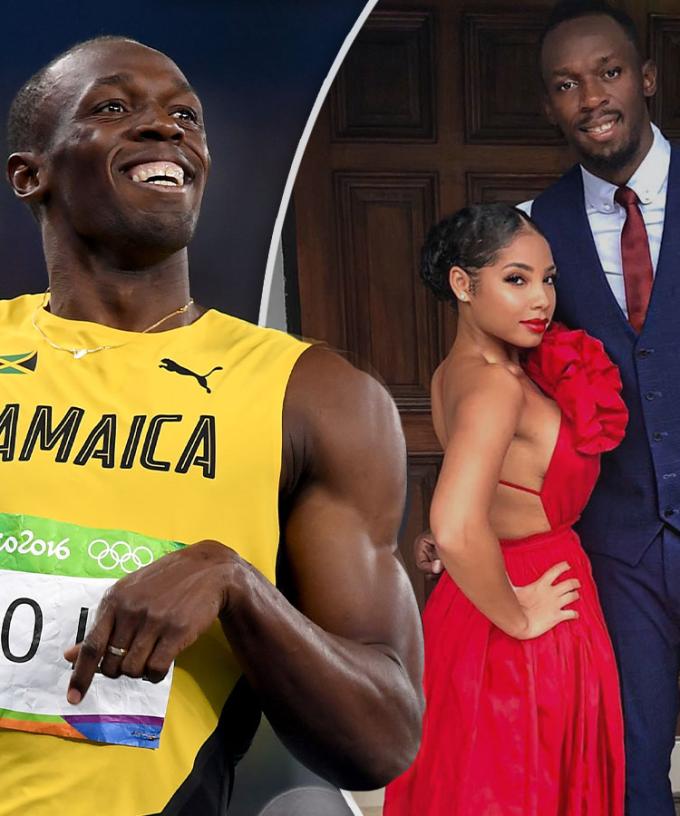 Sprint King Usain Bolt And Long-Time Girlfriend Welcome ...